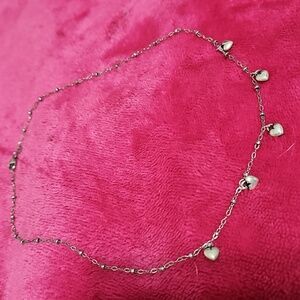 Dainty Sterling Silver Heart Charm Necklace From JAMES AVERY ARTISAN JEWELERS